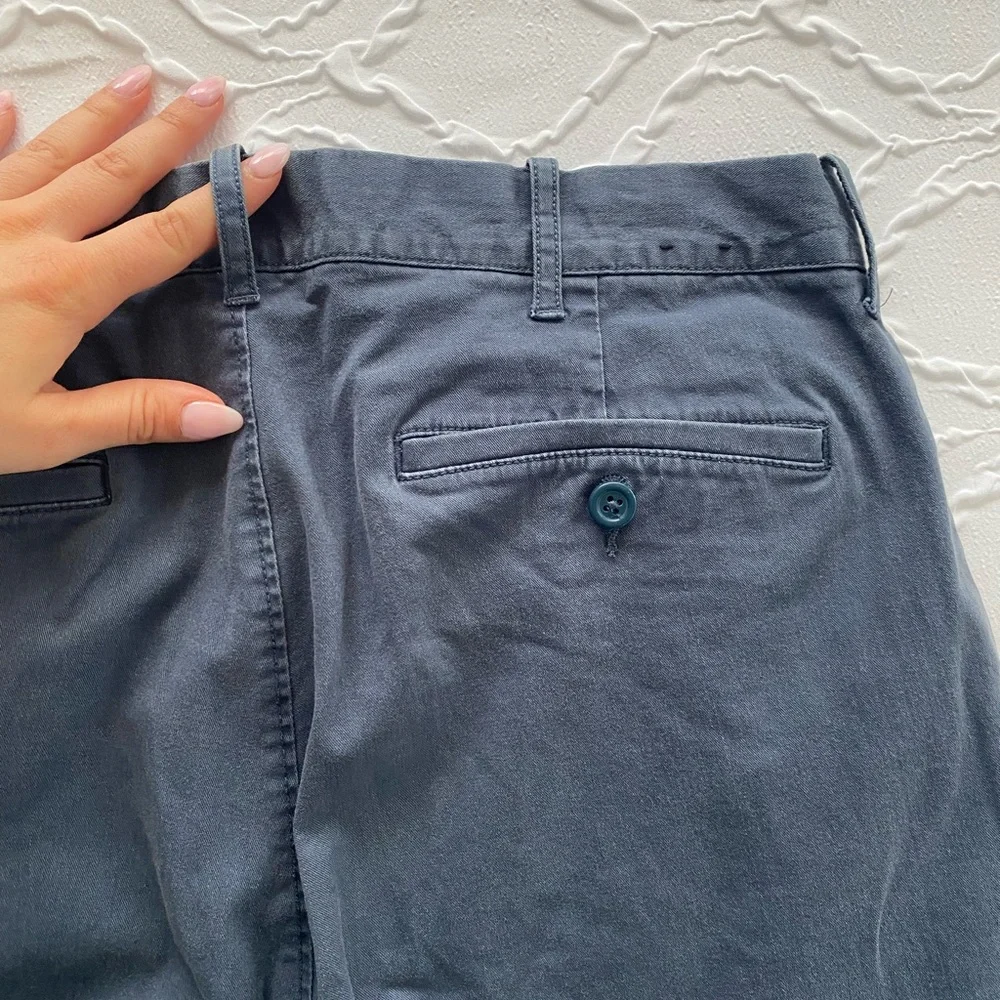 J. Crew - Slim Fit Cotton Chino Trouser Pant in Overcast Blue - Size 31 x 32